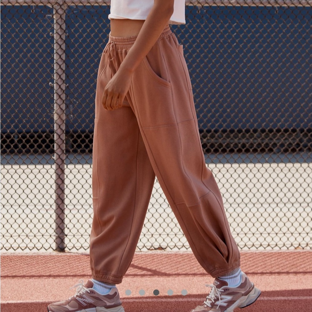 Anthropologie Taupe Zola Joggers - Picture 4 of 7